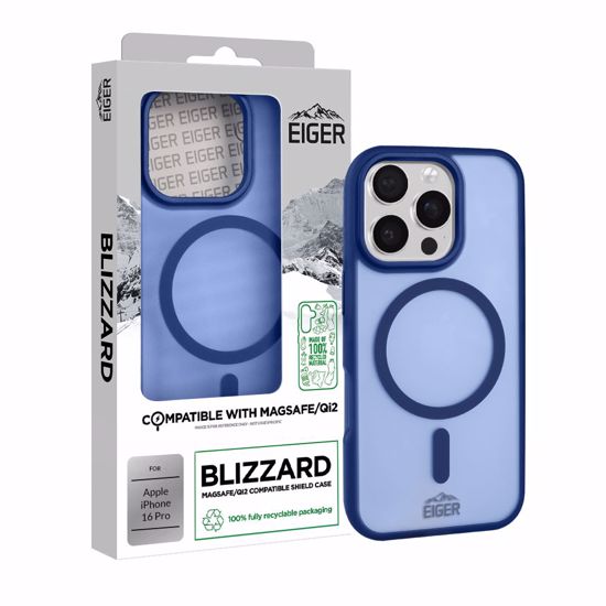Picture of Eiger Eiger Blizzard Magsafe Case GRS for Apple iPhone 16 Pro in Navy
